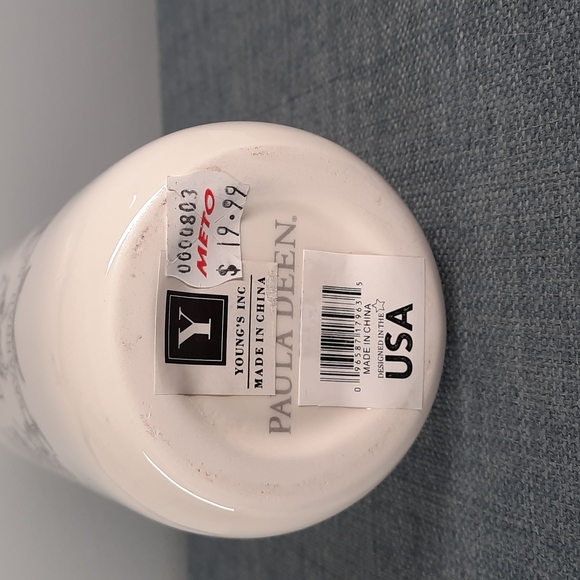 Ceramic Milk Bottle Shaped Flower Vase Happy Cow Dairy Savanah GA Urban Farm - Picture 4 of 4